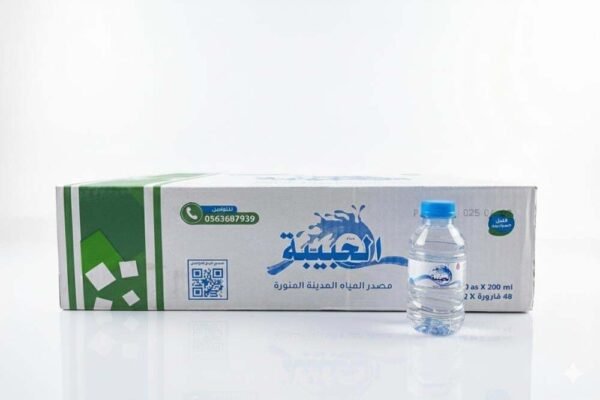 06e15431-ea27-4f25-8590-be6f9b20ae93.jpg مياه الحبيبة - 200 مل (كرتون 48 عبوة)