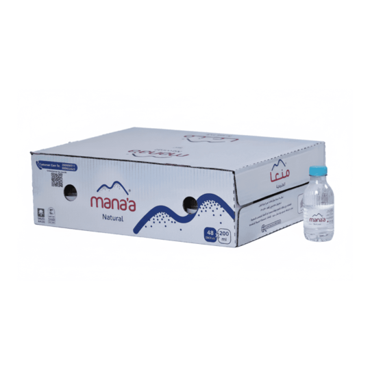 كرتون-مياه-منعا-200-مل-manaa-water-carton كرتون مياه منعا 200 مل توصيل للمنازل والمساجد | Manaa Water Carton 200ml