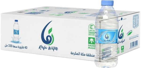 b32554b7-84f2-40ba-a089-e629fcf030a8.png مياه رفا - 330 مل - 40 عبوة
