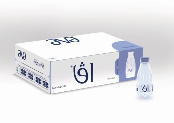 مياه افا 200 مل كرتون 48 عبوة - Ava Water 200ml 48 Bottles Carton مياه افا 200 مل كرتون 48 عبوة توصيل منازل - Ava Water 200ml Delivery