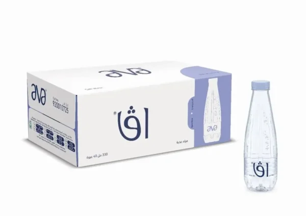 مياه افا 330 مل كرتون 40 عبوة مياه افا 330 مل كرتون 40 عبوة توصيل منازل - Ava Water 330ml Delivery